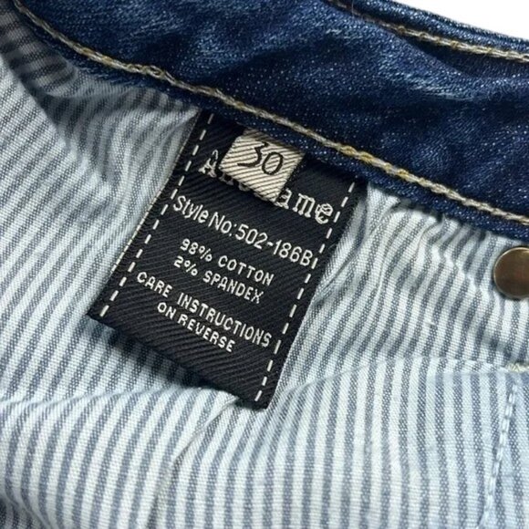 Anoname Jeans Capri Medium Wash Straight Low Rise Women's Size 30 - Picture 11 of 11